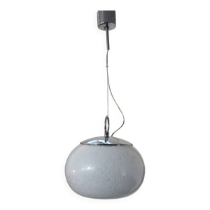 Lampe suspendue verre - 1970s