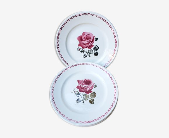 Set of 6 flat plates