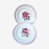 Set of 6 flat plates