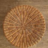 Wicker ottoman