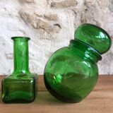 Green Jar Lever and bottle