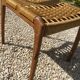 Chaise  bois et corde  italienne 1960