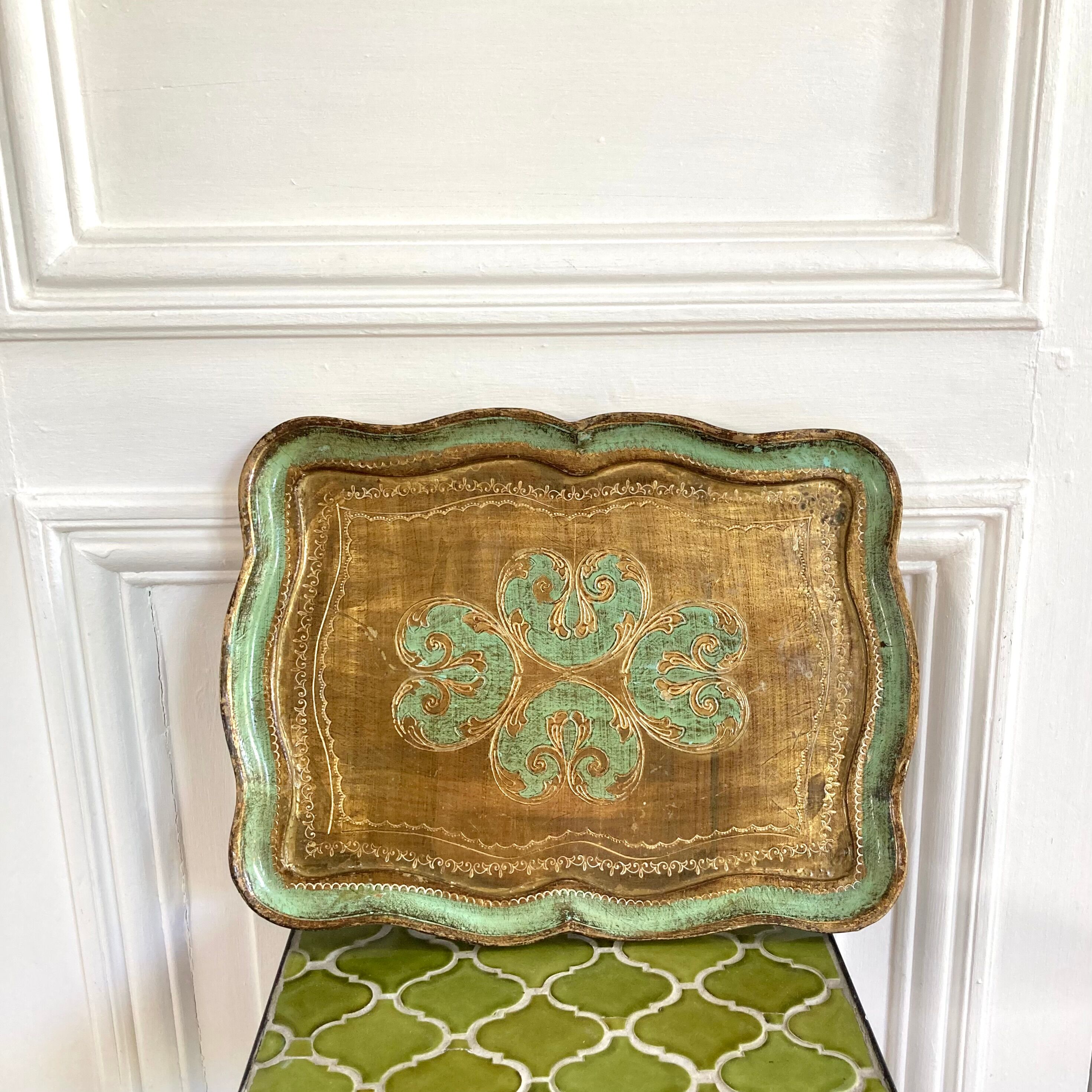 Florentine wooden top