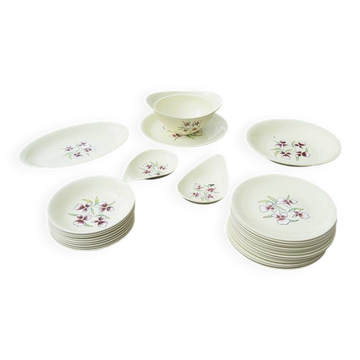 Antique Salins Dinnerware Set - Edith 30 Pieces