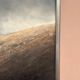Original Swedish Oil on Panel – “The Surface” by Leif Johansson– Vintage & Framed – 30 × 30 cm (11.8" × 11.8")