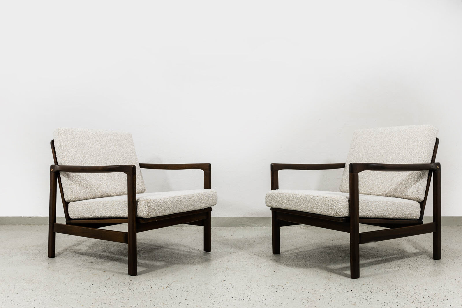 Mid Century Armchairs By Zenon Bączyk, 1960's, Set Of 2
