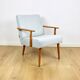 Vintage armchair with armrests Loft - blue sky