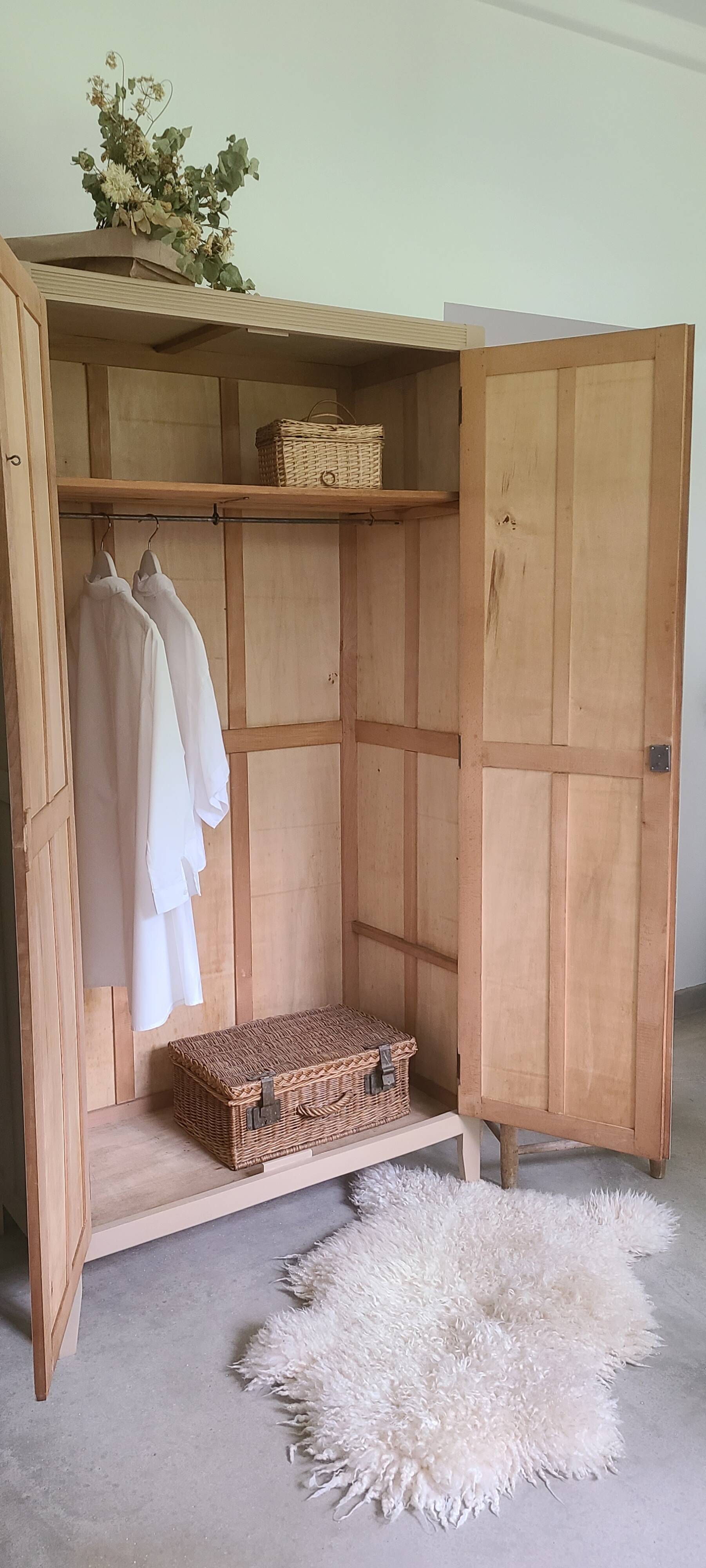 Old vintage Parisian wardrobe