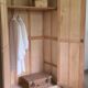 Ancienne armoire penderie parisienne vintage