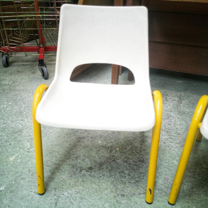 Pair of kindergarten chairs