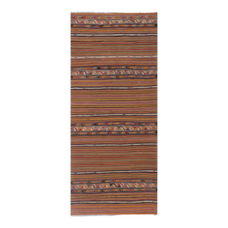 Vintage Turkish rug from Oushak, hand-woven 166x369 cm