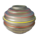 Vase boule des Verreries de Fains