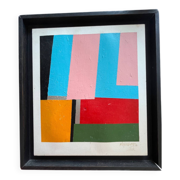 Tableau: oil on panel Contemporary artist