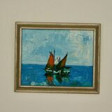 « Bateaux en mer » de Carl Carlsson