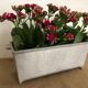 Planter, old cast aluminum mold
