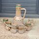 Orangeade service from the 70s in glazed terracotta
