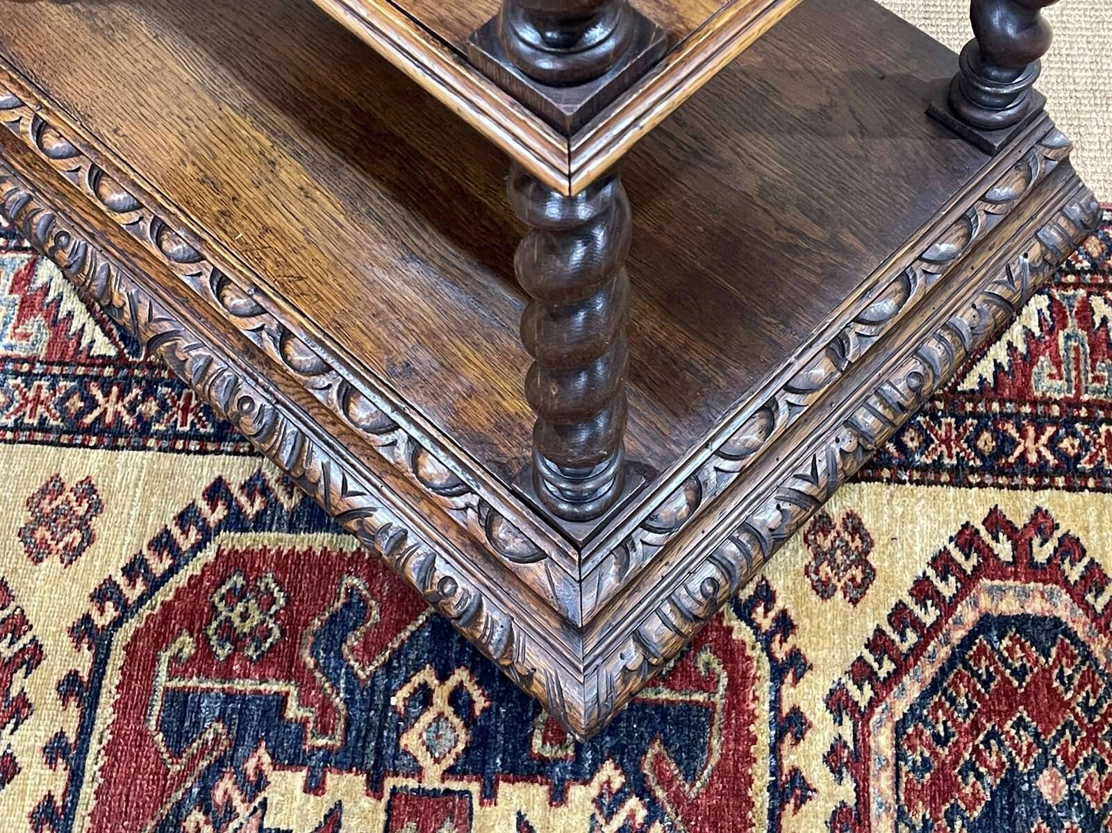 Henry II console in oak early 20th century