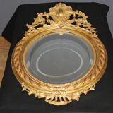 Napoleon III oval mirror 56x92cm