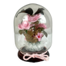 Globe en verre avec bouquet