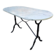 Table de bistrot marbre