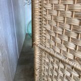 vintage rattan screen
