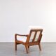 Lounge chair by Juul Kristensen and danich teak lounge chair, set of 2