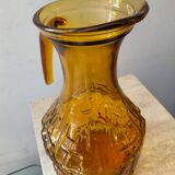 Series of 6 glasses and carafe from the 70s Italy