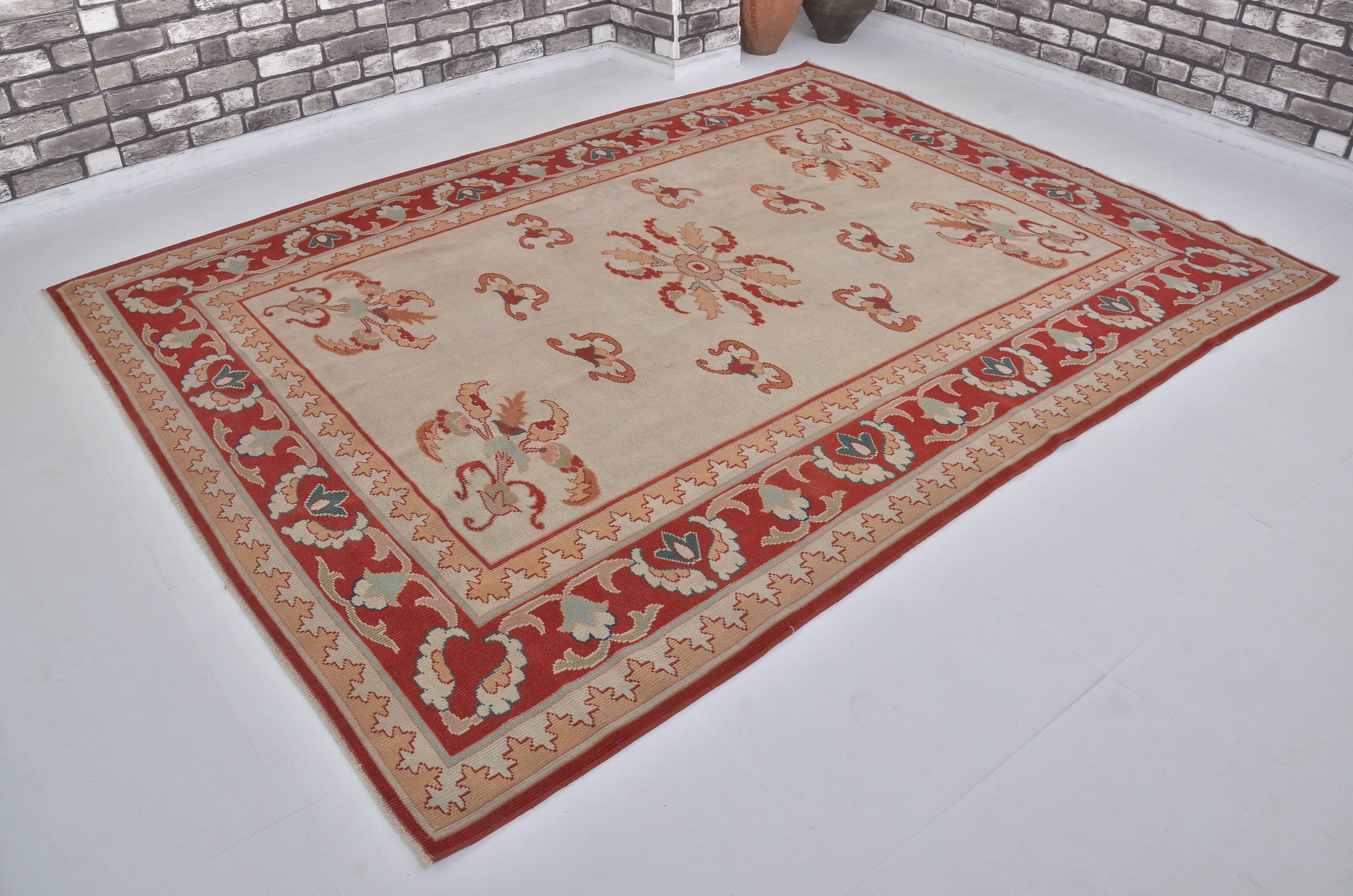 Oversize Hnadmade Floor Wool Rug c409