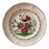 St Clement France plate, floral basket and rooster decoration