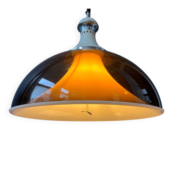 Grande suspension Space Age Stilux Milano mid-century