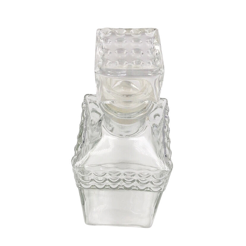 Vintage carafes chiseled glass