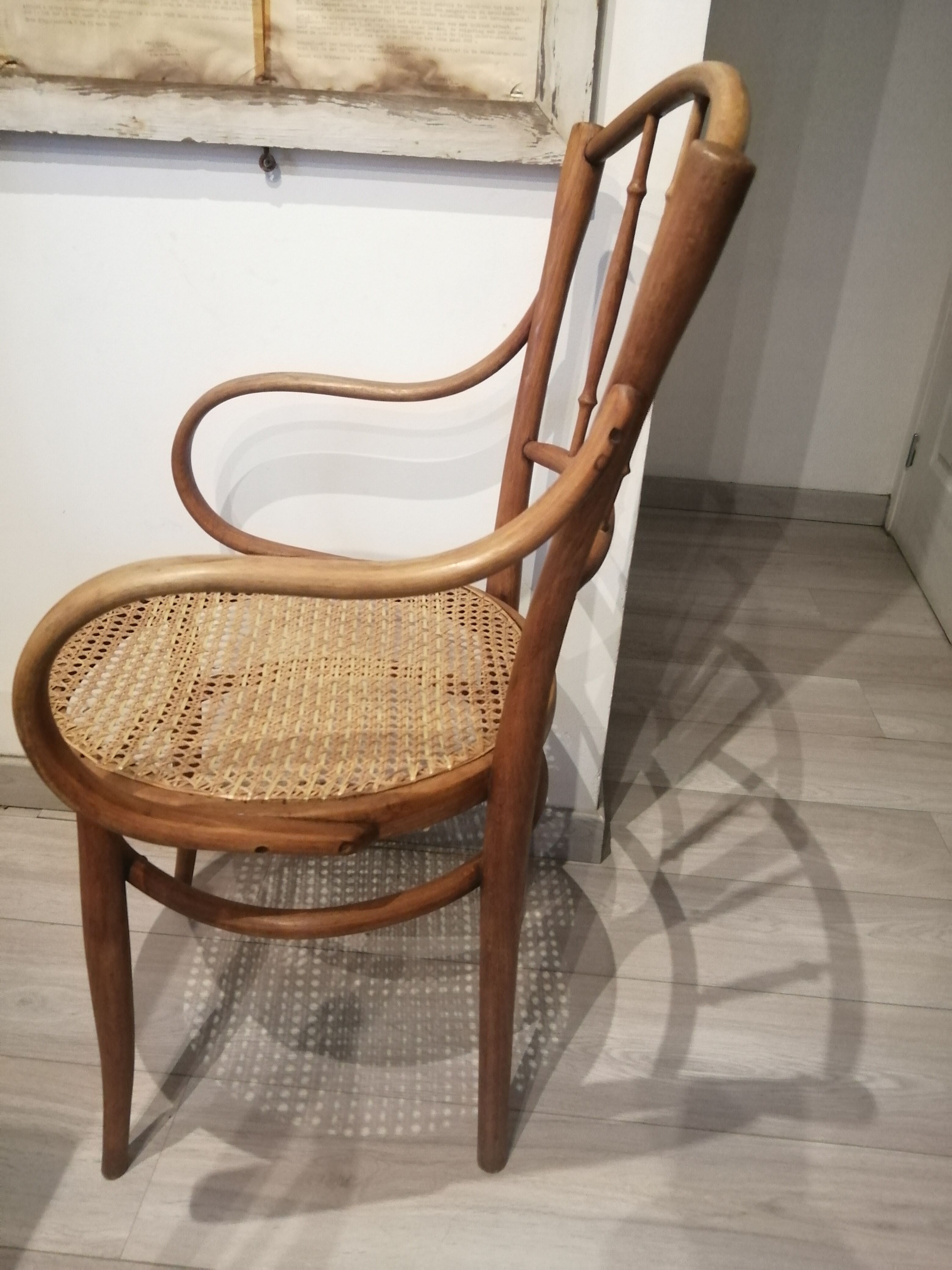Fauteuil canné