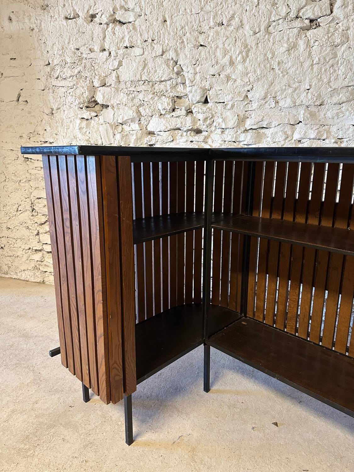 Vintage 1960 ceramic corner bar