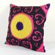 Vintage embroidered cushion cover 41x51 cm