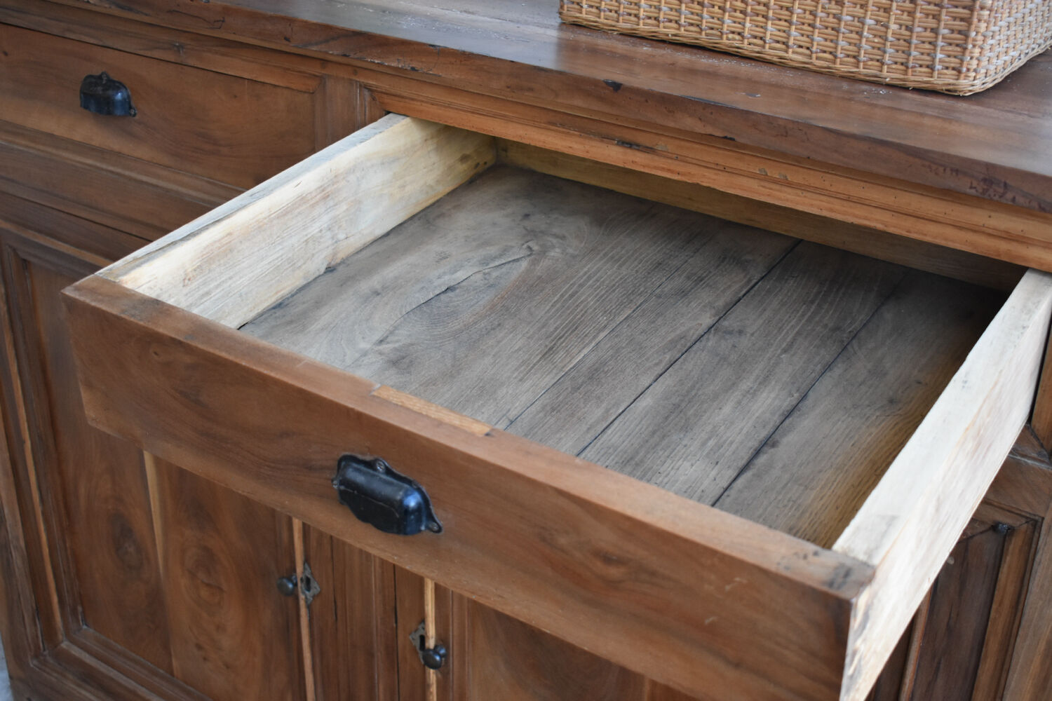 Buffet made of solid walnut