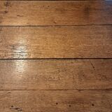 19th century farm table in solid oak