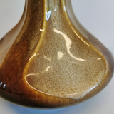 Wild lamp from Danish Søholm ceramics, in beautiful golden brown glaze. Danish Design