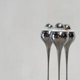 Chrome floor lamp attributed to Angelo Brotto