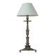 Antique French Table Lamp Silver Bronze Elegant Decoration