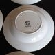 Set of 6 plates from the New Givors Earthenware Factory "Gisèle"