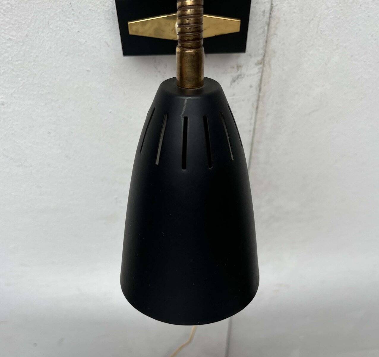 Modern mid-century wall lamp with a swan neck by Aris, Finland, 1950s