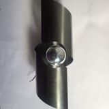 Pair of 1970s stainless steel sconces