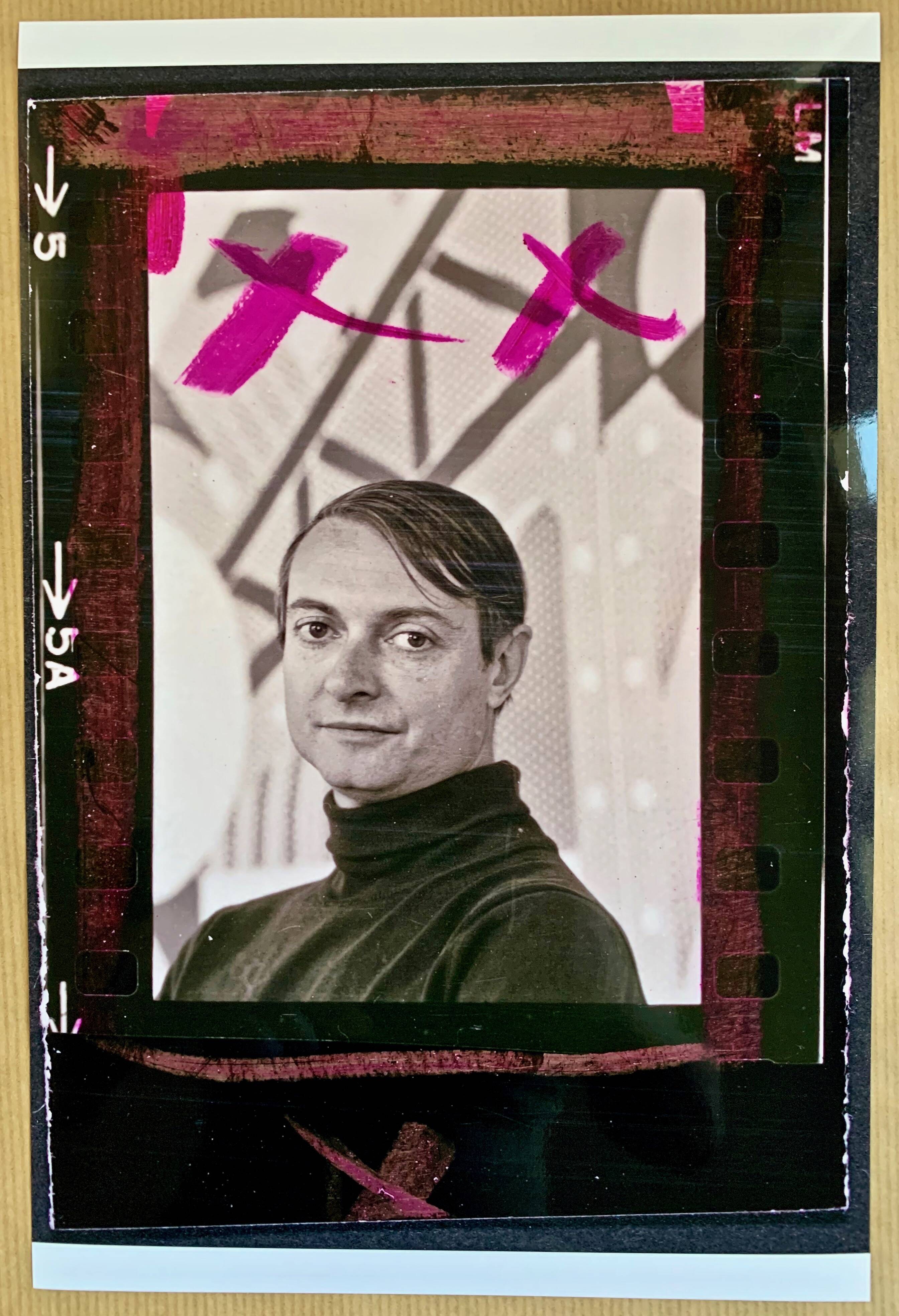 Rare portrait circa 1968 of Pop Artist Roy Lichtenstein (1923-1997)