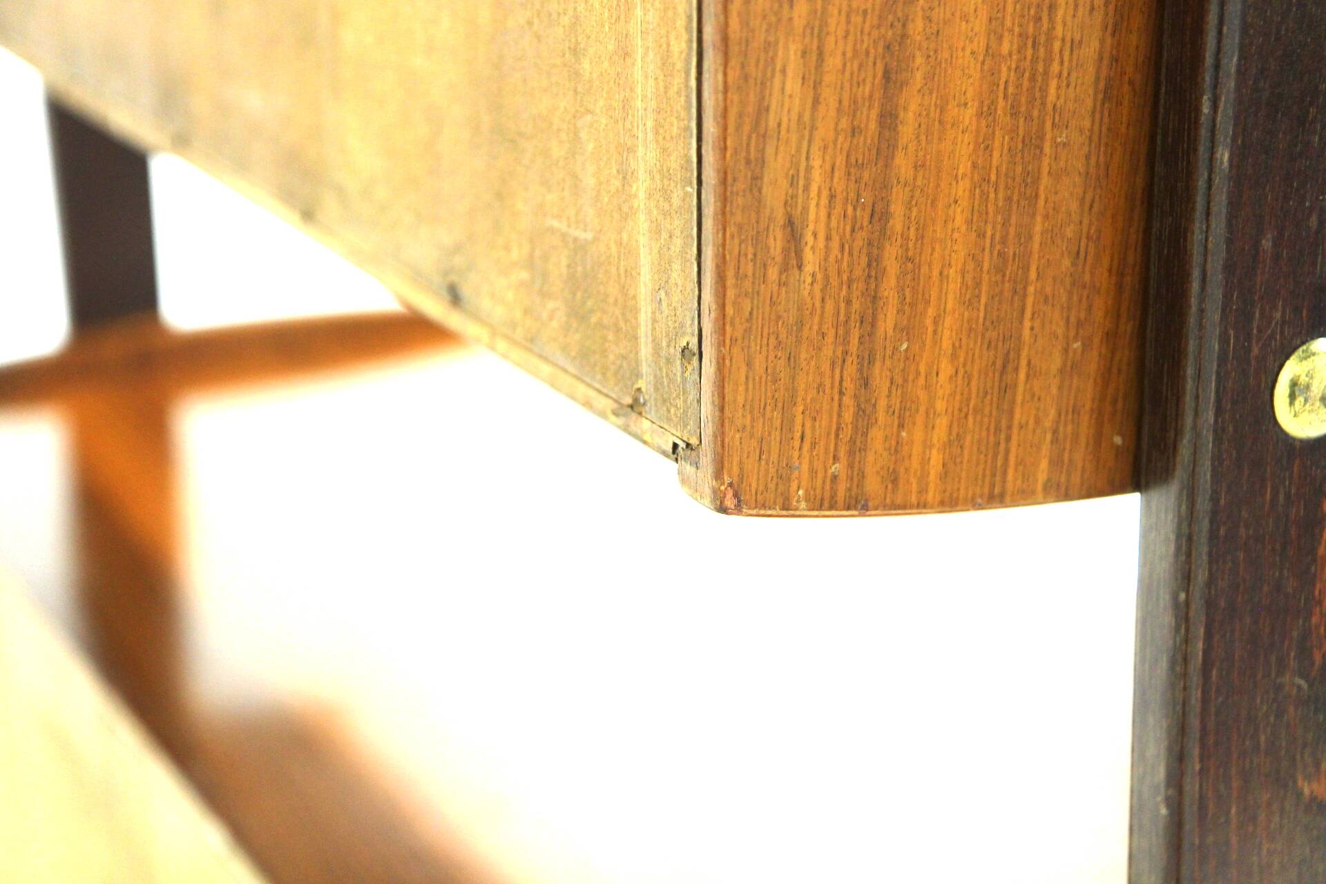 Scandinavian mahogany and beech secretary, Sweden, 1960