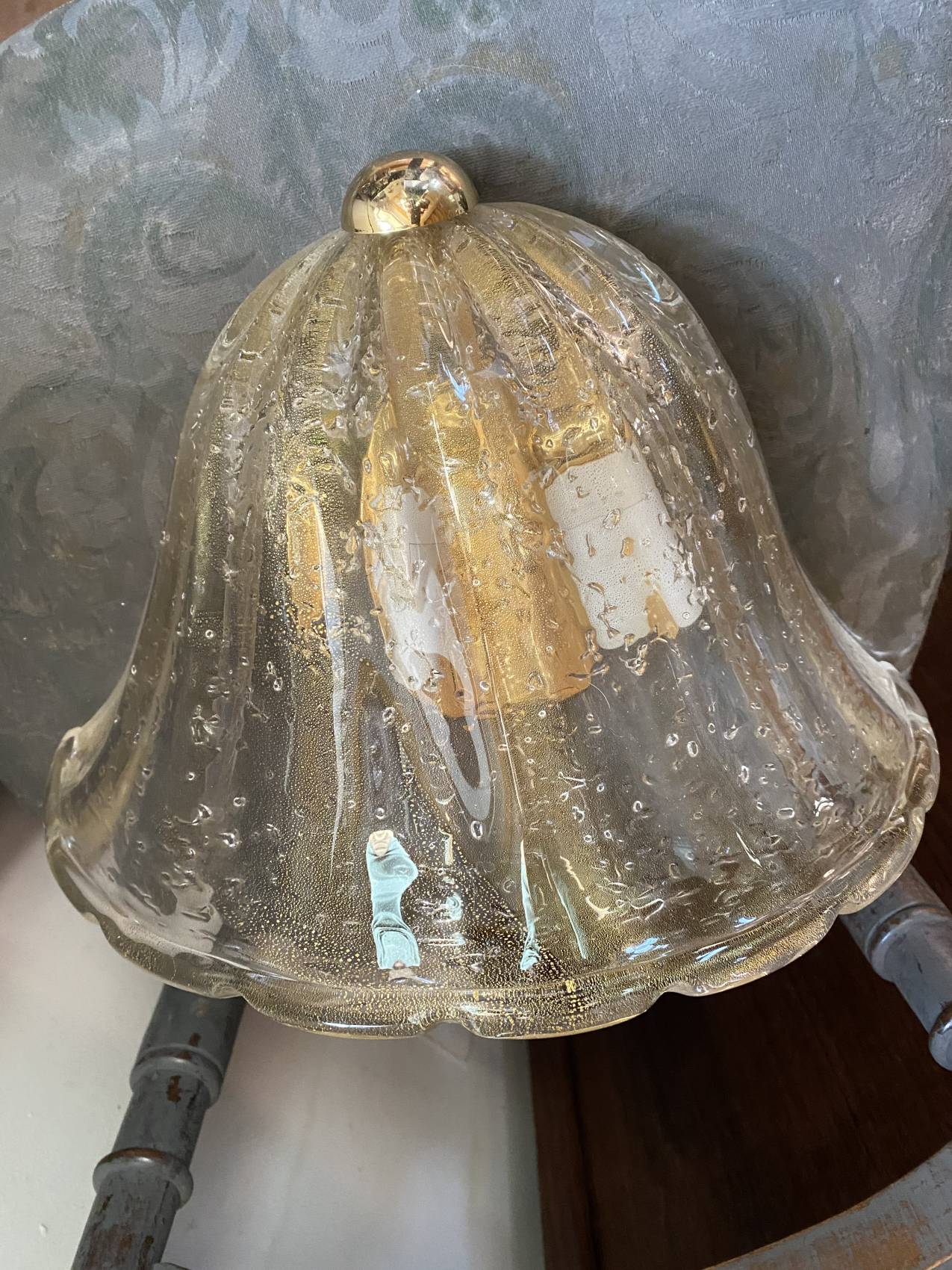 XXL pair of Murano glass wall lights – 1960s