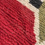 Large Moroccan Berber Rug Boujaad in Wool ideal Living room or bedroom, 200x290 cm