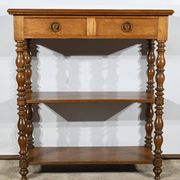 Sideboard at waist height, oak console, Louis Philippe style, 2nd part of the 19th century.
