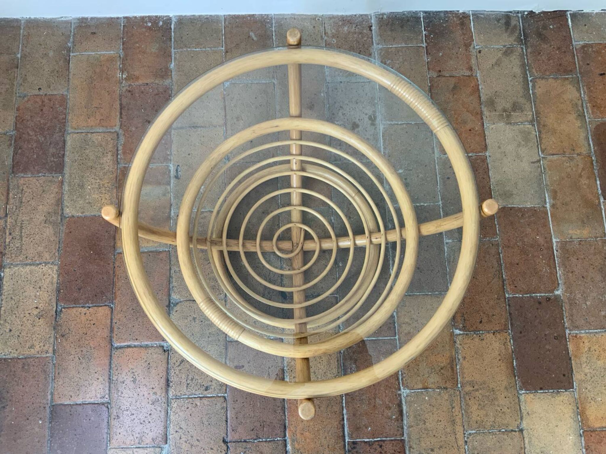 Rattan coffee table
