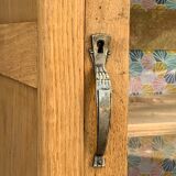 Parisian wardrobe glazed art deco 1920 raw wood