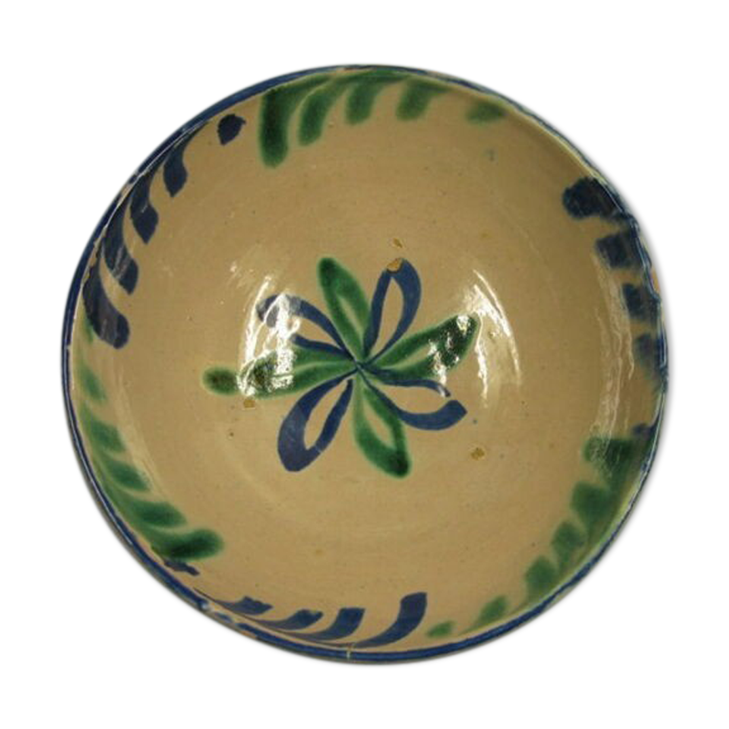 Spanish faience platence